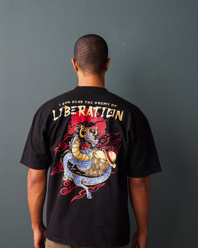 Drums of Liberation T-Shirt / Black