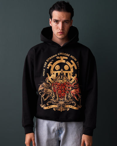 Only The Strong Get To Choose Law Hoodie / Black