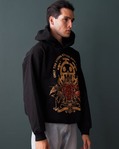 Only The Strong Get To Choose Law Hoodie / Black