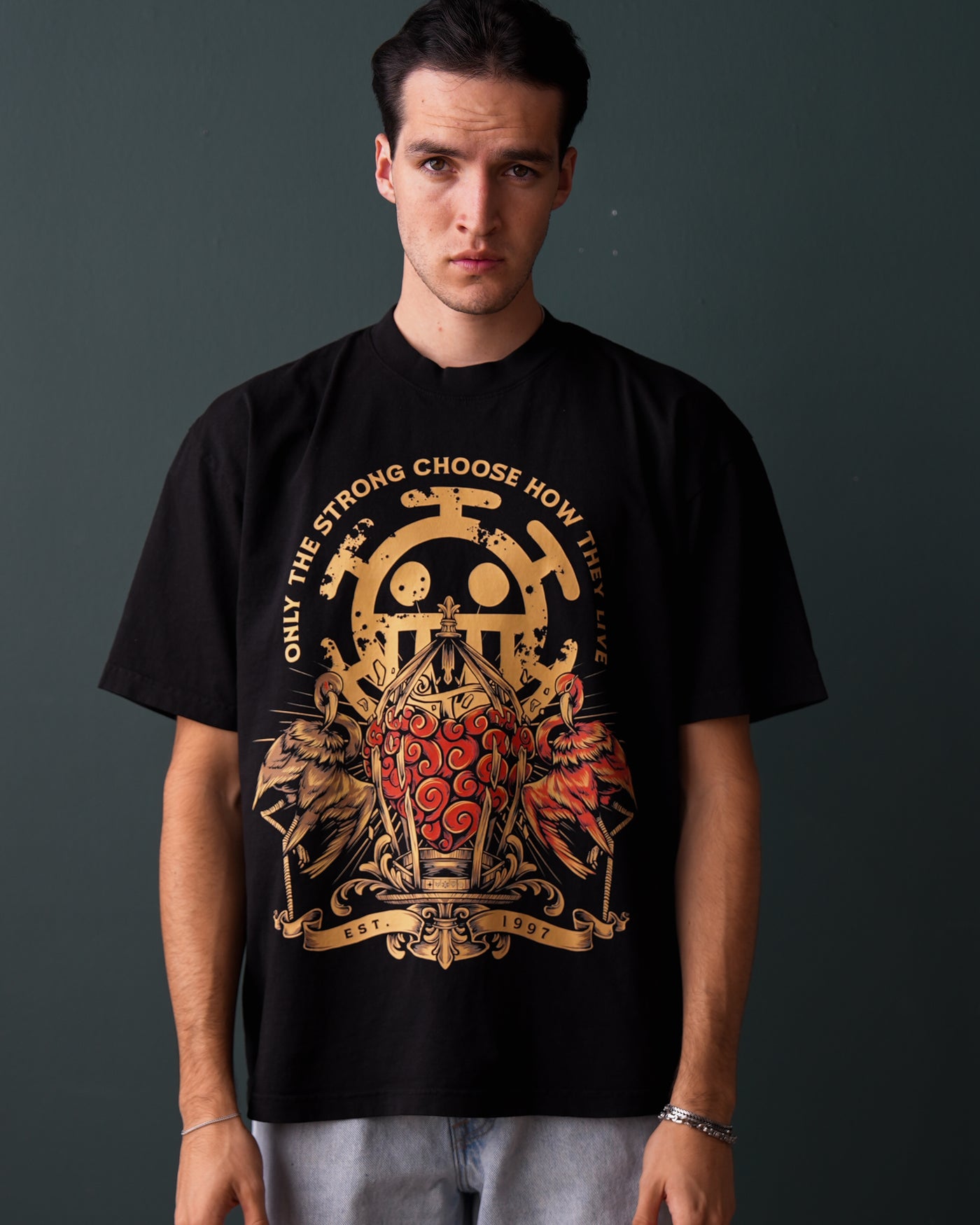 Only The Strong Get To Choose Law T-Shirt / Black