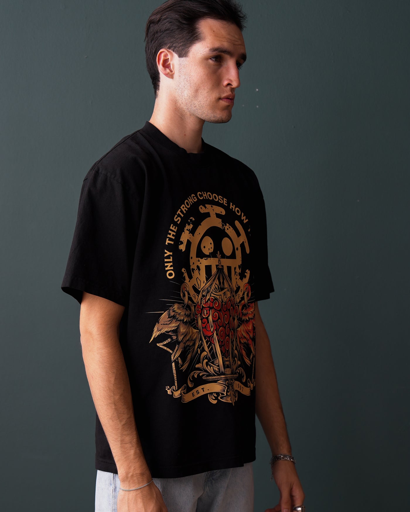 Only The Strong Get To Choose Law T-Shirt / Black