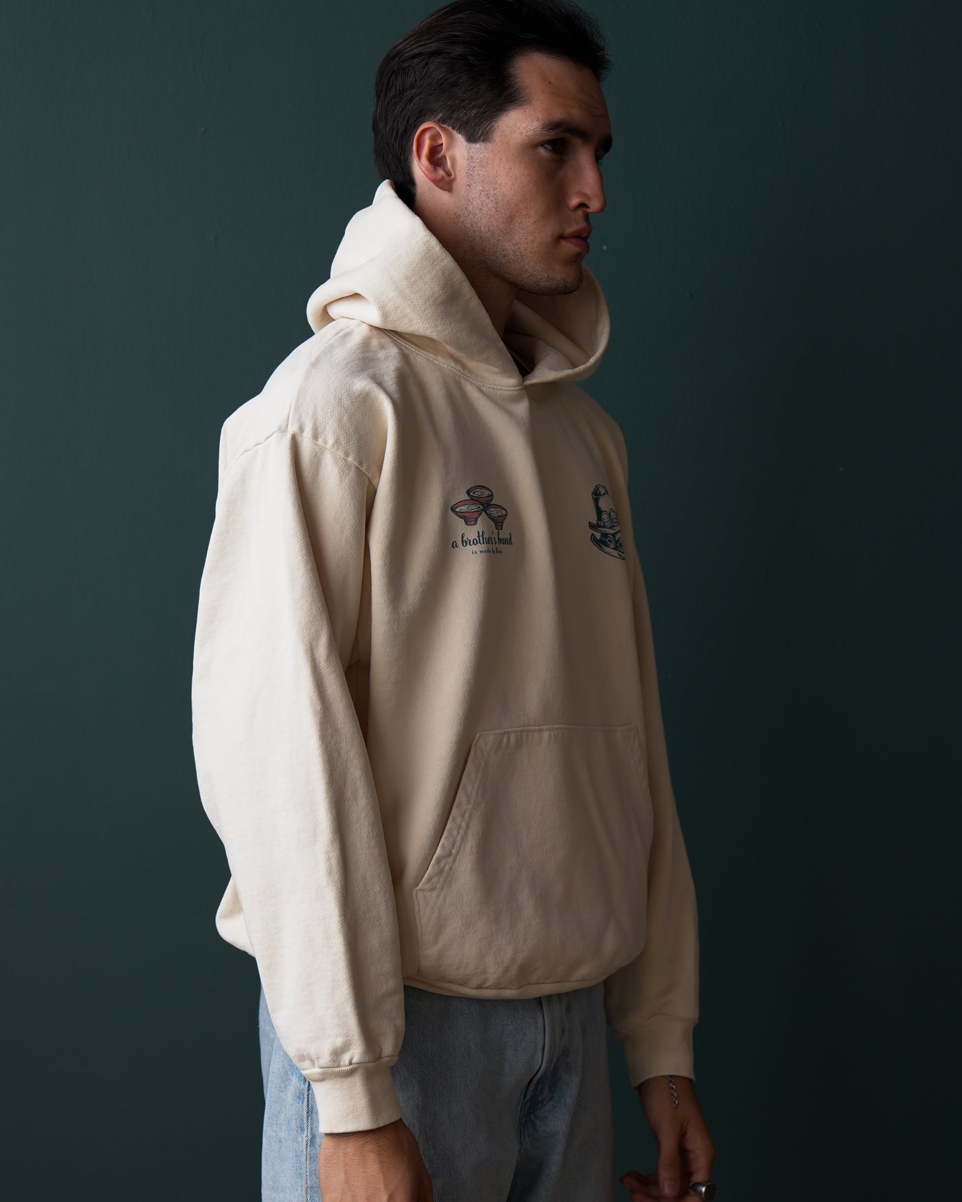 Brother's Bond Hoodie / Cream