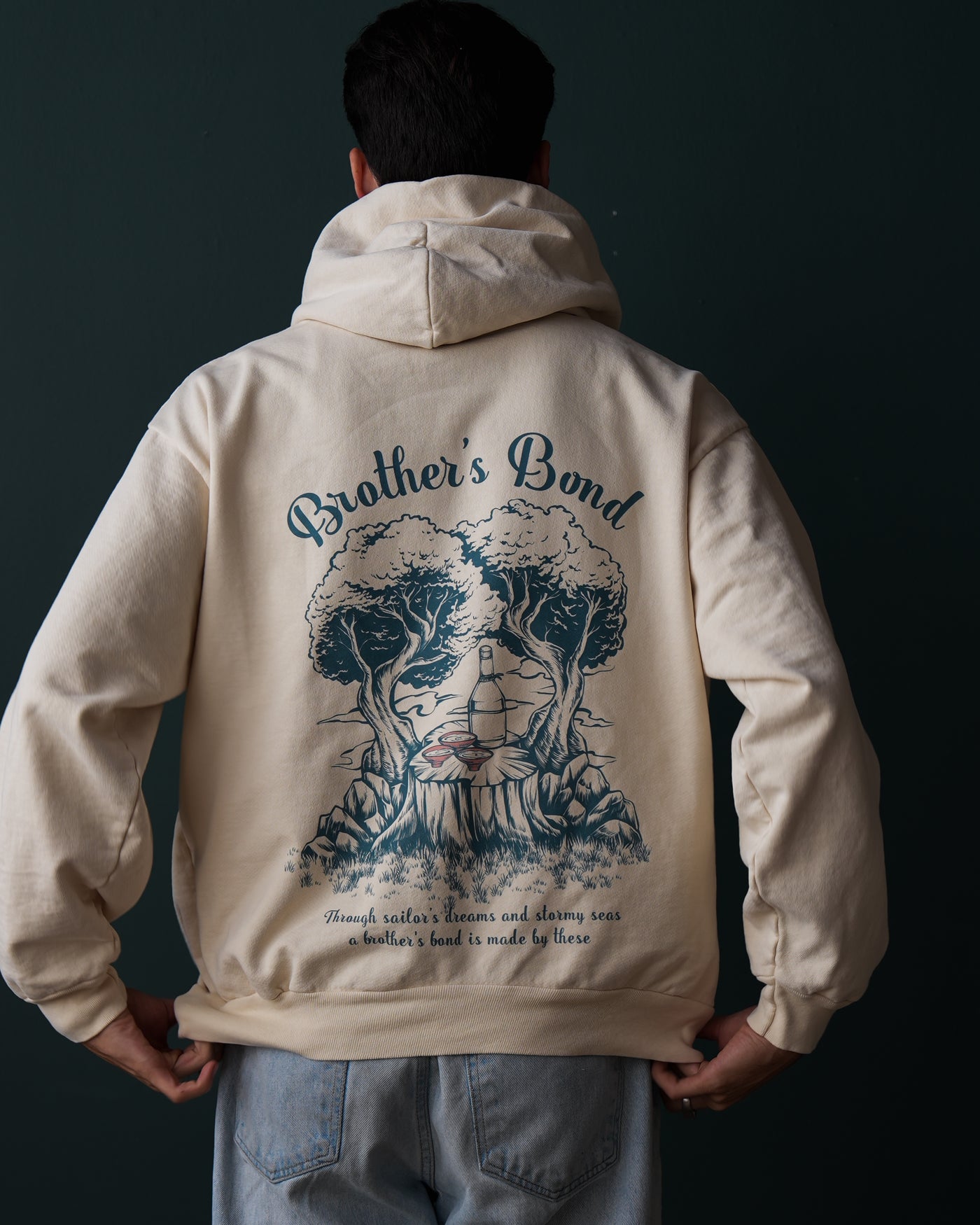 Brother's Bond Hoodie / Cream