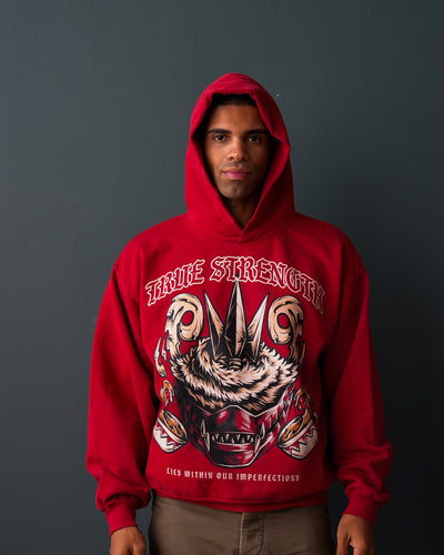 Within Our Imperfections Katakuri Hoodie / Red