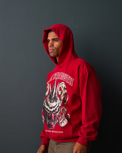 Within Our Imperfections Katakuri Hoodie / Red