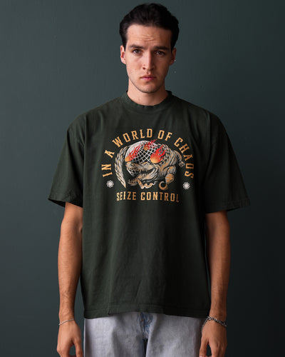 Seize Control Croc T-Shirt / Green