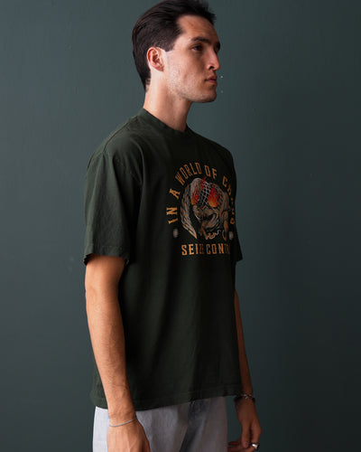 Seize Control Croc T-Shirt / Green
