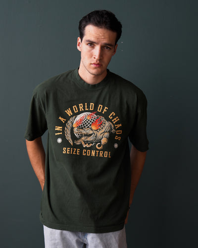 Seize Control Croc T-Shirt / Green