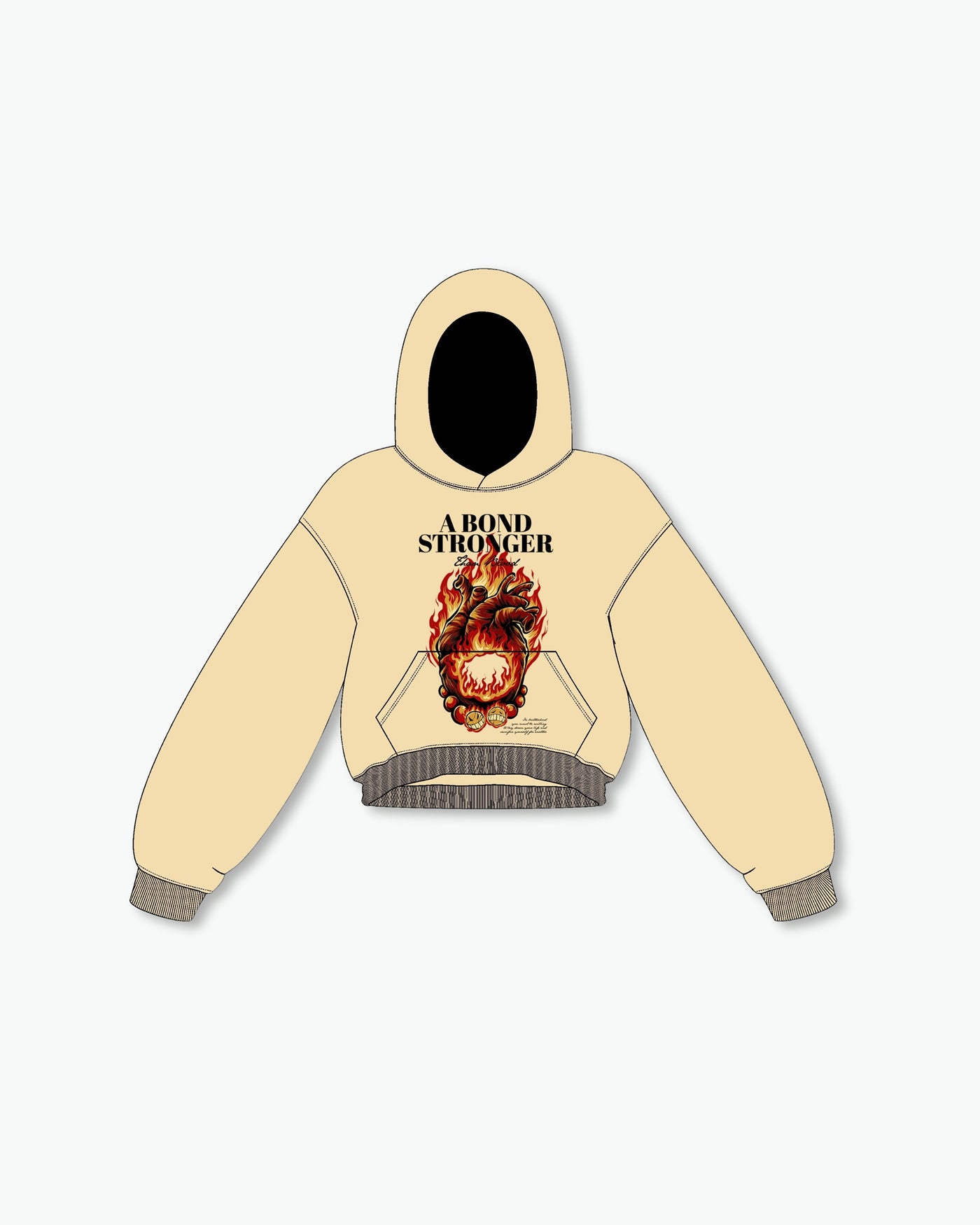 Stronger Than Blood Ace Hoodie / Cream