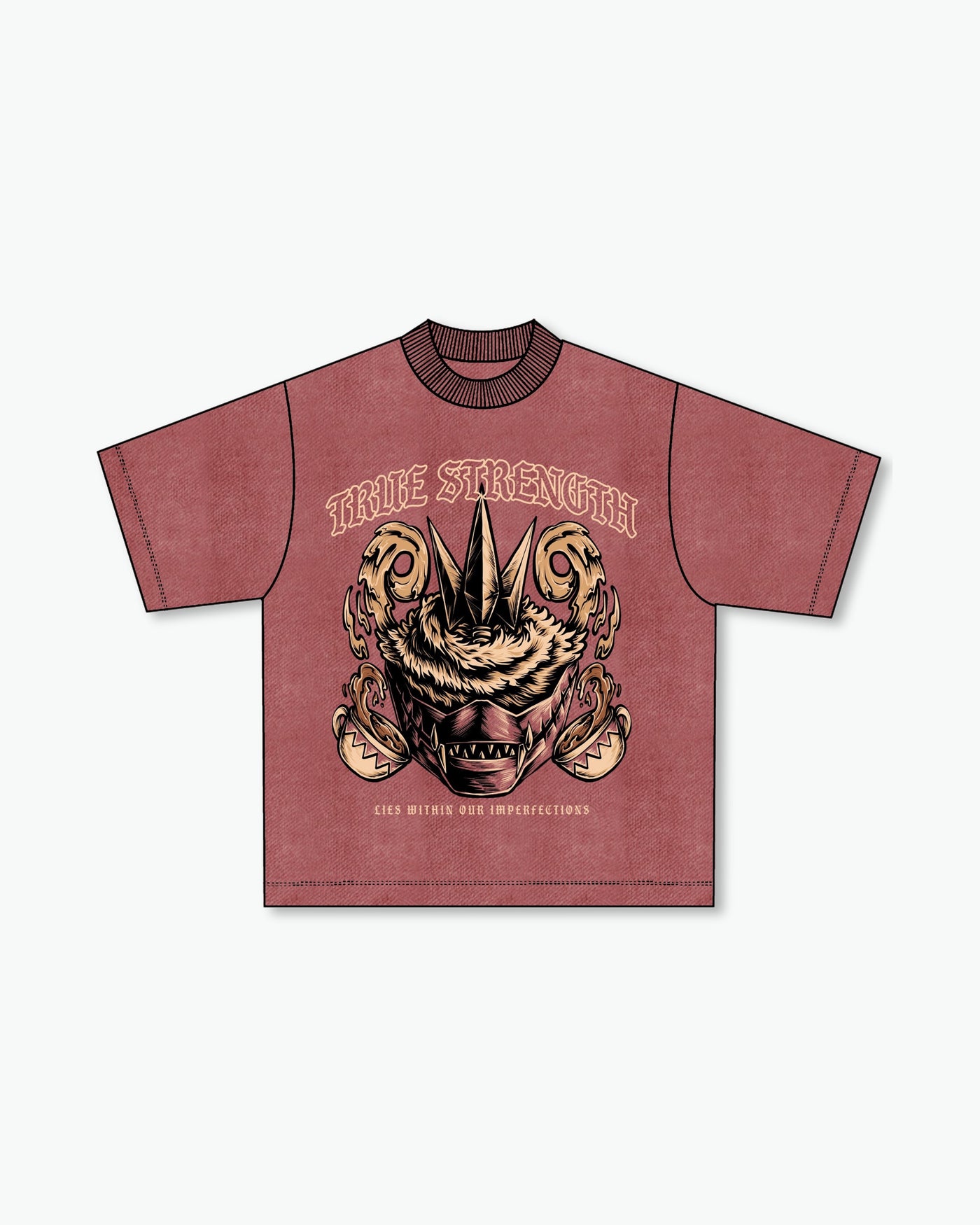 Within Our Imperfections Katakuri T-Shirt / Red