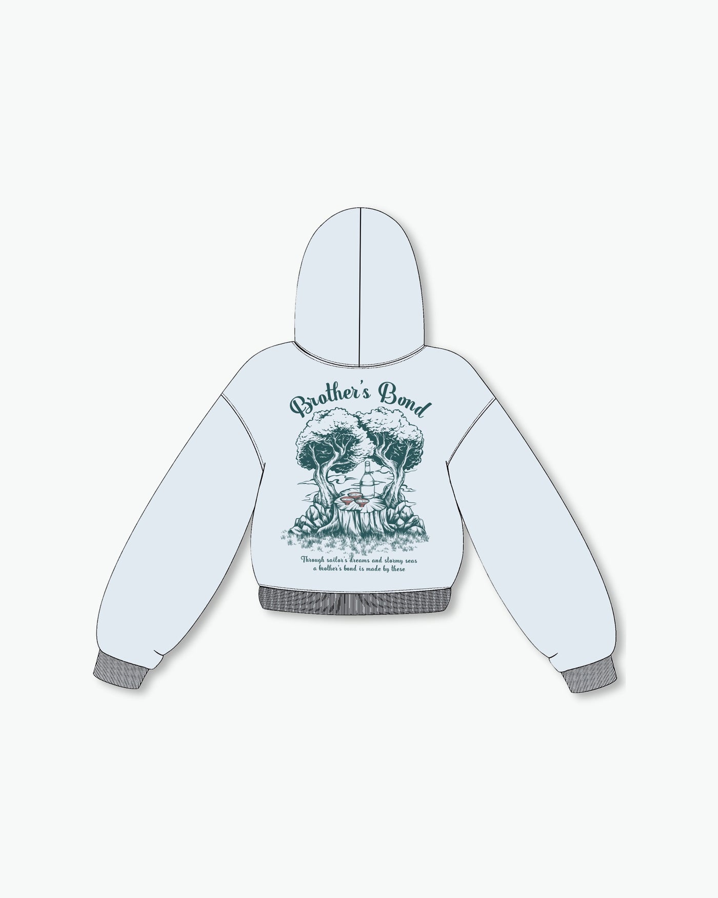 Brother's Bond Hoodie / Cloud Blue