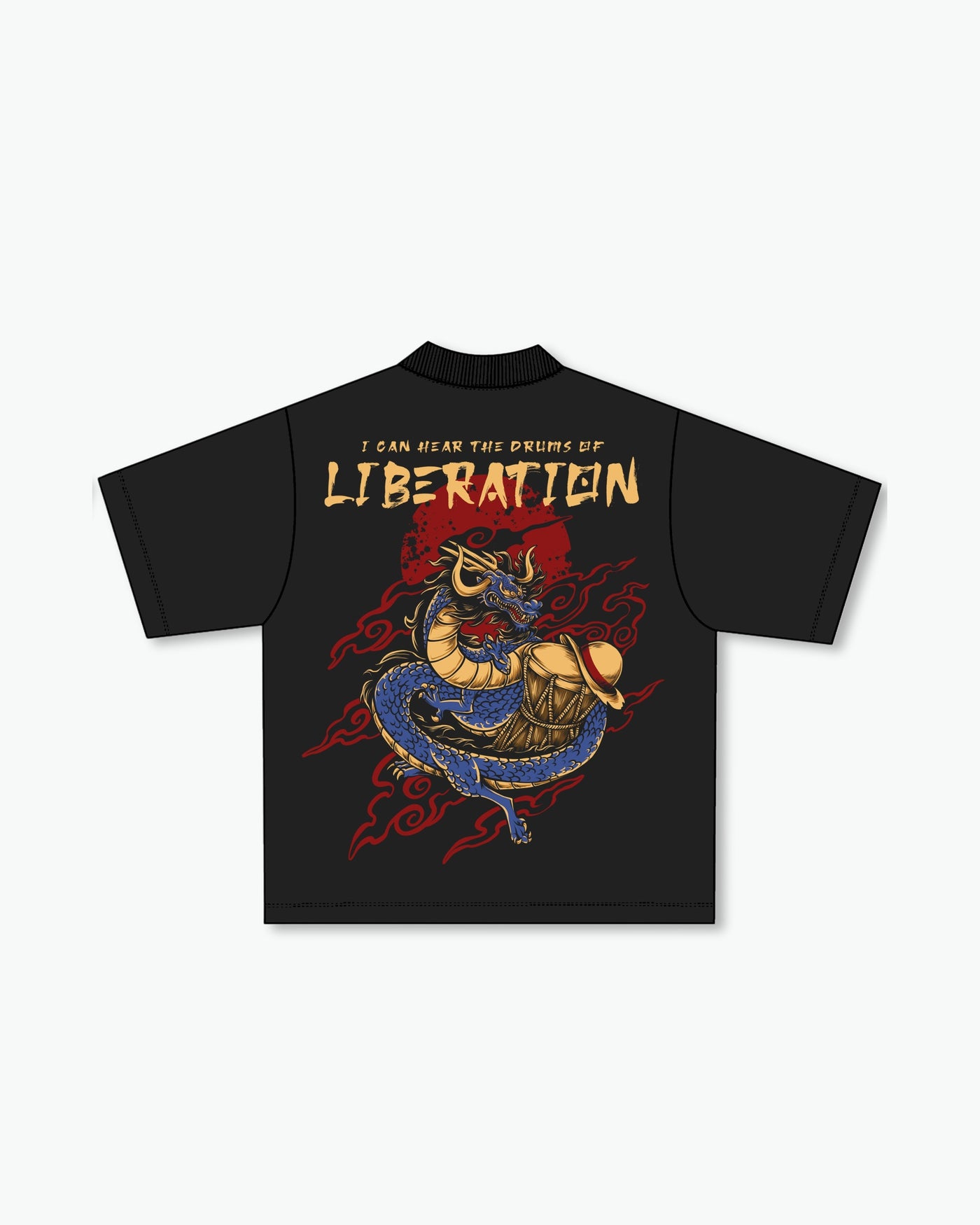 Drums of Liberation T-Shirt / Black
