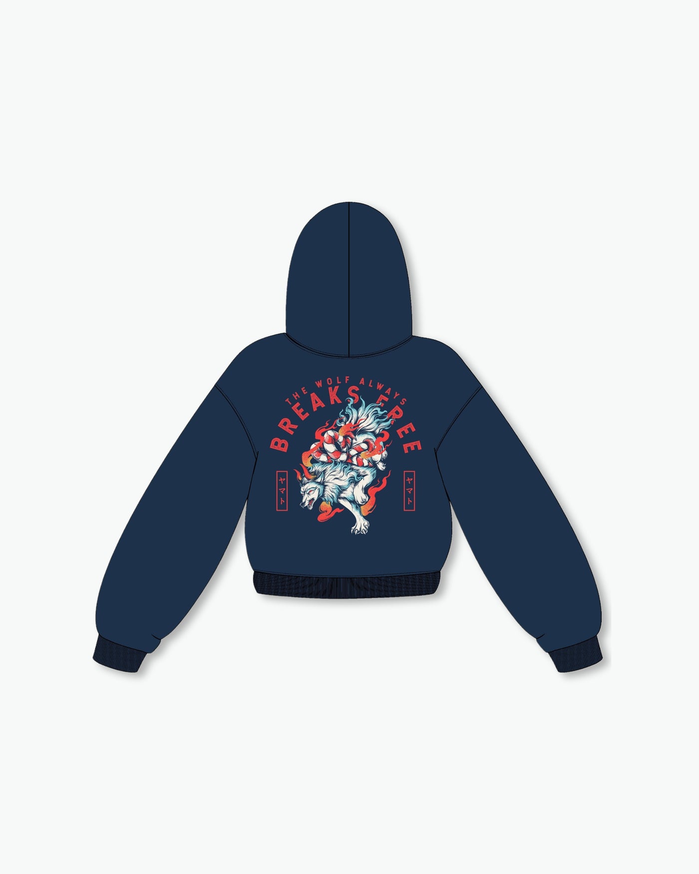 Wolves Break Free Yamato Hoodie / Blue