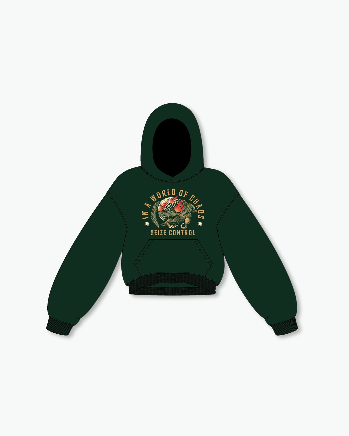 Seize Control Croc Hoodie / Green