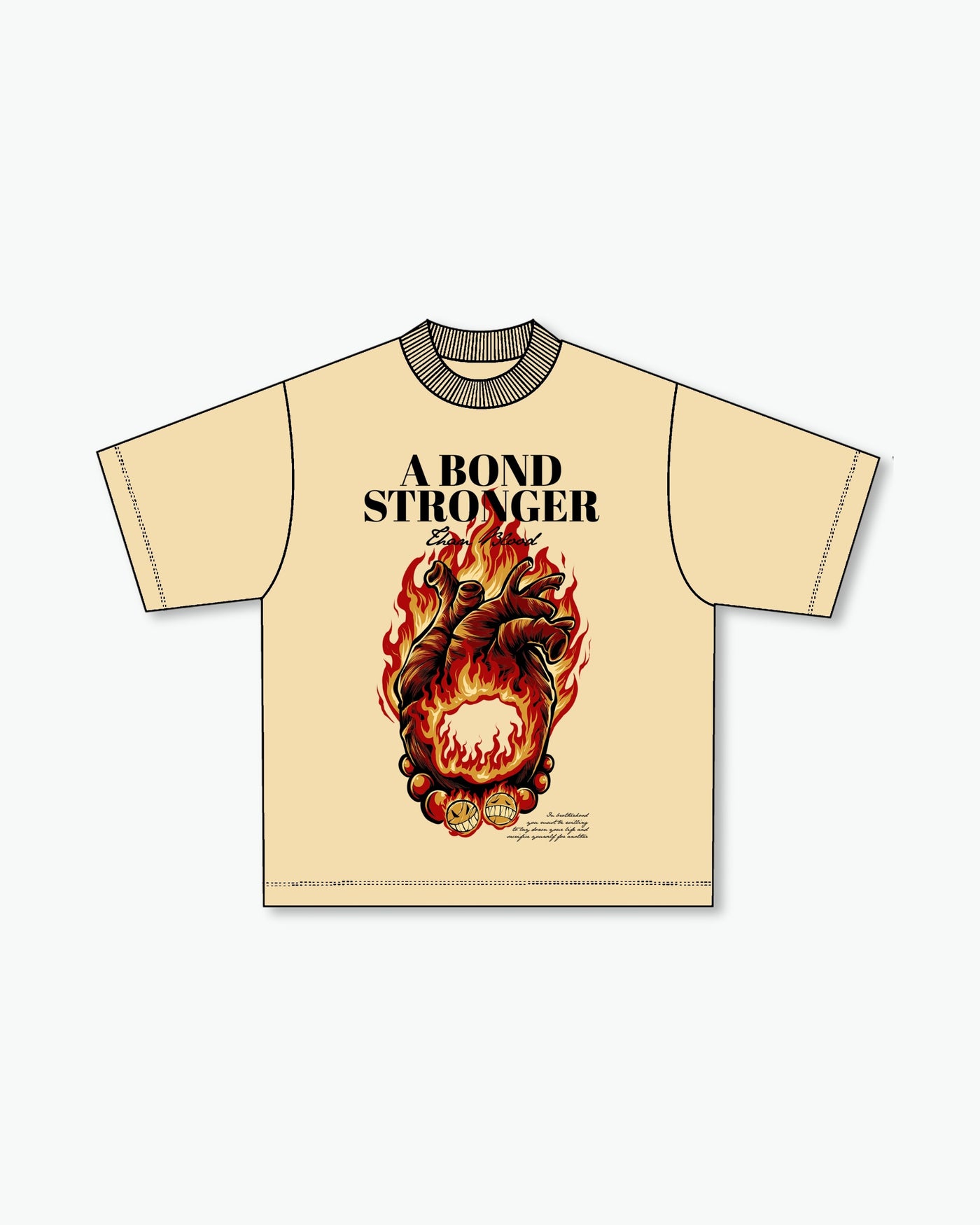 Stronger Than Blood Ace T-Shirt / Cream
